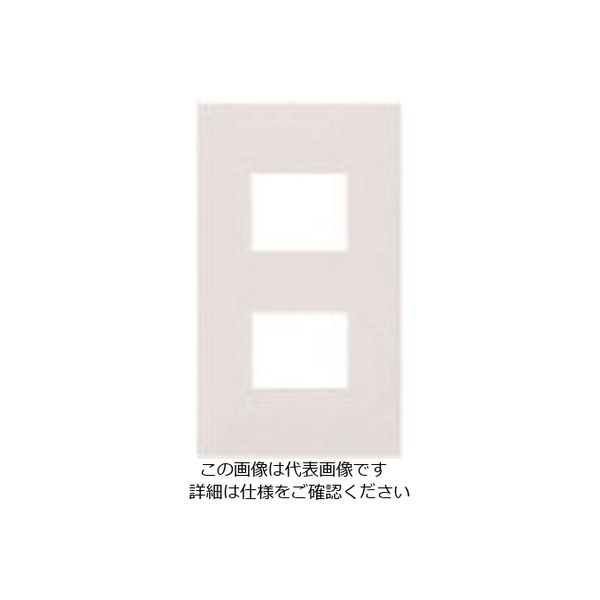 パナソニック Panasonic アドバンスコンセントプレート2コ用 WTL7002WK 1セット(10個) 158-9514（直送品）