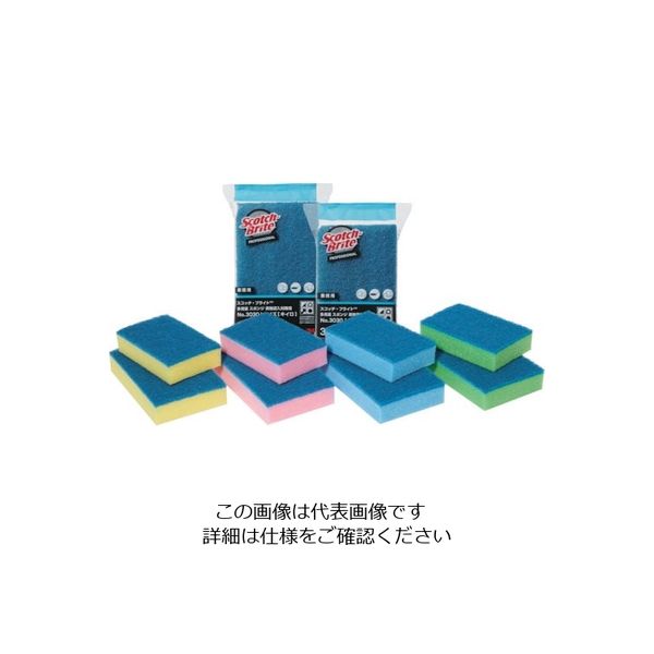 ３Ｍ　スコッチ・ブライト　多用途スポンジ　異物混入対策用　No.3030 キイロ Lサイズ 150X90mm 3030 L YEL 208-2702