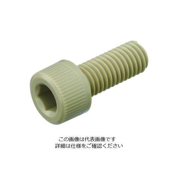 TRUSCO ポリエーテルエーテルケトン(PEEK)六角穴付ボルト M5X15 50本入 BPEEK-CBM5X15 1袋(50本)（直送品）