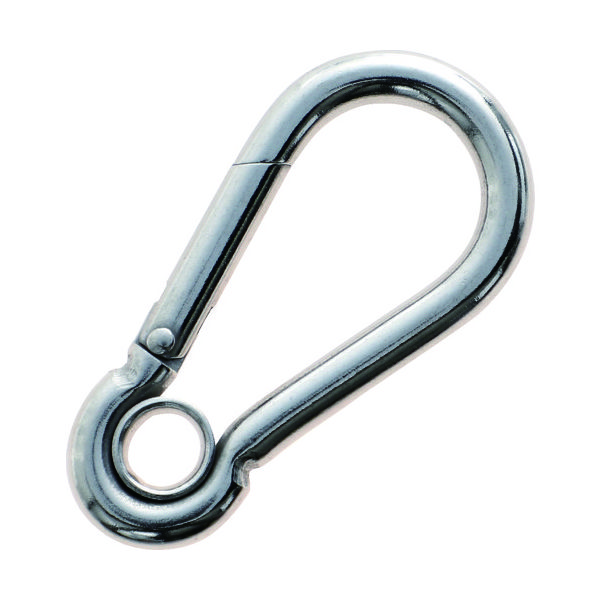 トラスコ中山 TRUSCO ステンレススナップフック AW型(リング付) 線径Φ7×開口10mm (1個入) TSF-7AW 1個（直送品）