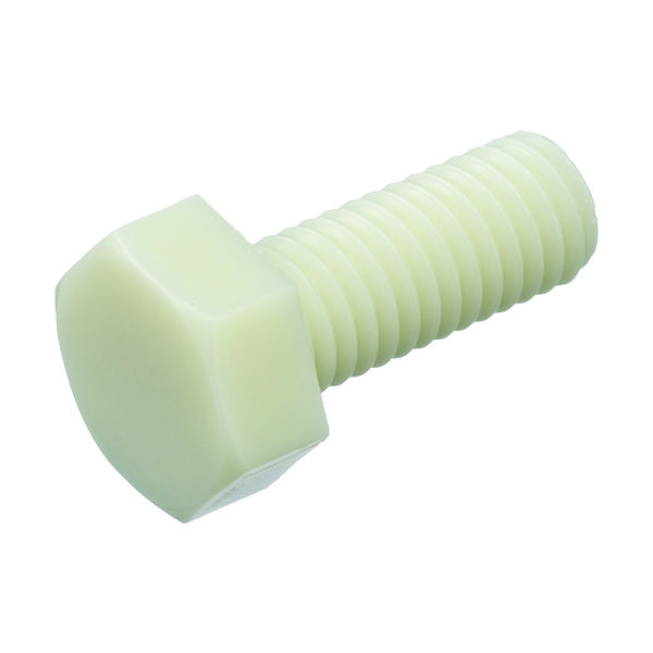 TRUSCO ガラス繊維強化ポリアミドMXD6 RENY白 六角ボルト M5X35 50本入 BRENY-BTM5X35 1袋(50本)（直送品）