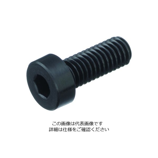 TRUSCO ガラス繊維強化ポリアミドMXD6 RENY黒 六角穴付低頭ボルト M4X12 50本 BRENY-BKLCM4X12（直送品）