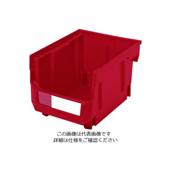 トラスコ中山 TRUSCO スタッキングコンテナ 0.6L レッド TSC210R 1個 208-3334（直送品）