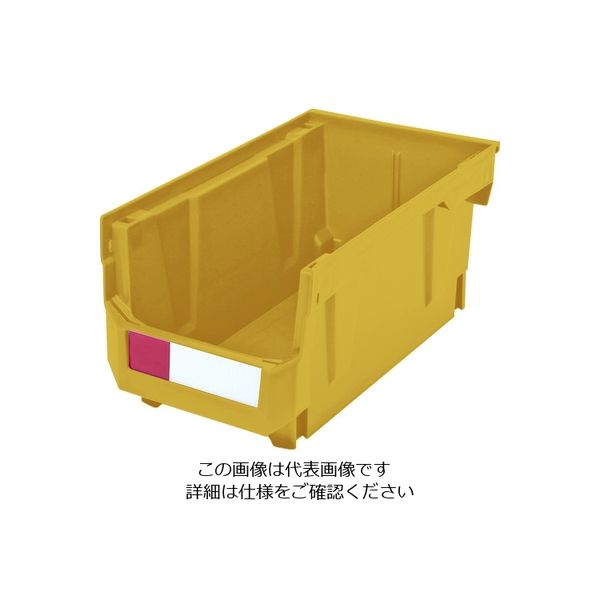 トラスコ中山 TRUSCO スタッキングコンテナ 9.6L イエロー TSC240Y 1個 208-3358（直送品）