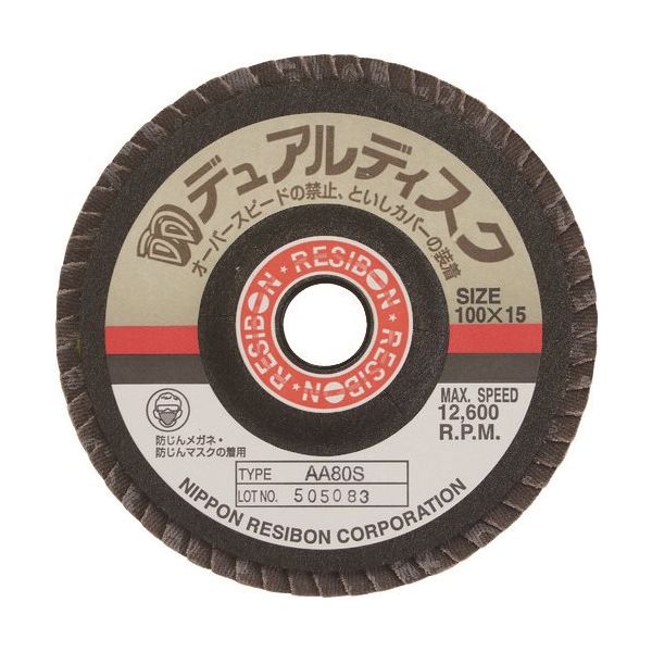 日本レヂボン レヂボン デュアルディスクDD 100×15 AA100S DD100-AA100 1セット(5枚) 852-4953（直送品）