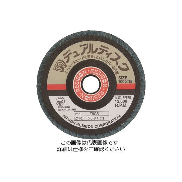日本レヂボン レヂボン デュアルディスクDD 100×15 Z60S DD100-Z60 1セット(5枚) 852-4980（直送品）