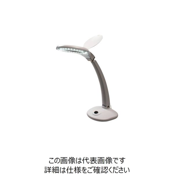 サンコー 32LED付きスタンドルーペ YBUP3LED 1台 868-8224（直送品）