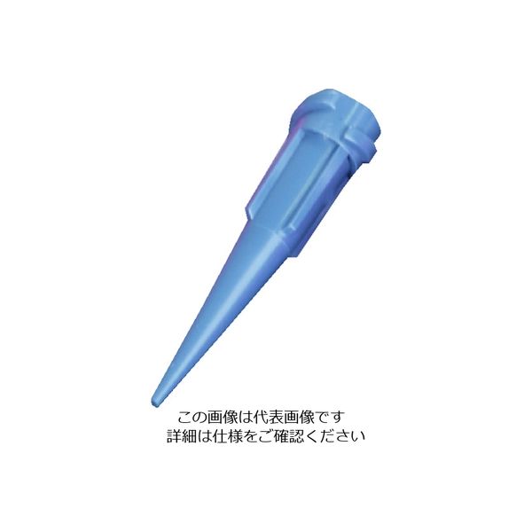 武蔵エンジニアリング MUSASHI 2条ネジテーパノズル ブルー 50本入り TPND-22G-U 1パック(50本) 217-3525（直送品）