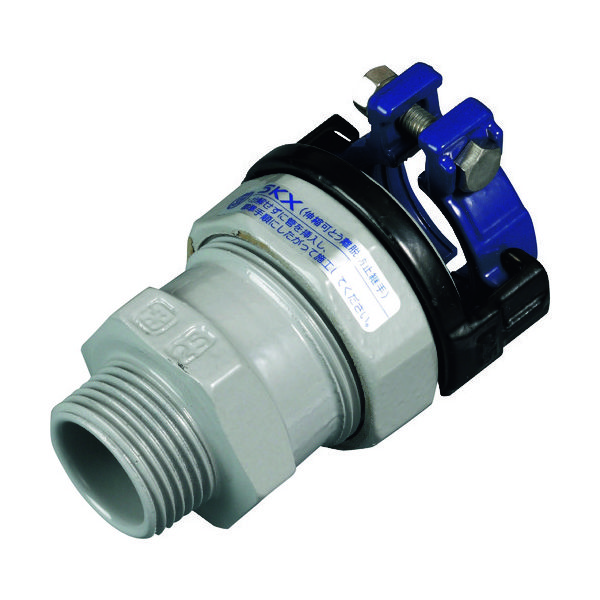 川西水道機器 SKカワニシ 塩ビ管用継手 SKXおねじ付ソケットV20 SKX-OS-V20 1個 850-7137（直送品）