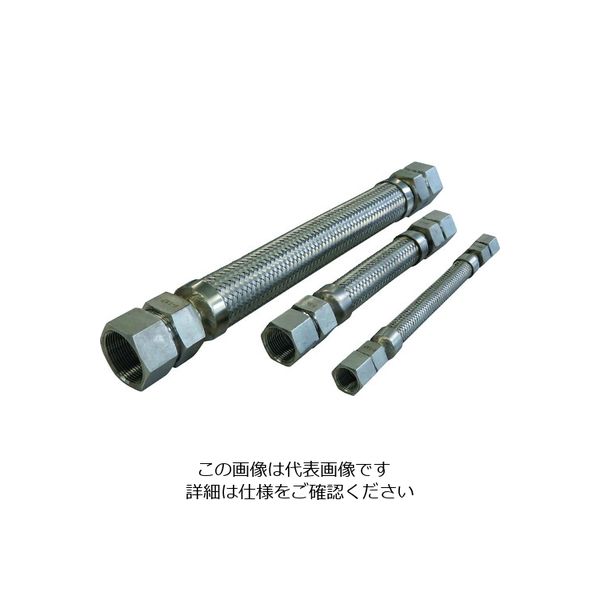 トーフレ FTAP 袋ナット付溶接型フレキ 継手ステンレス メスXメス 25AX500L FTAP-7025-500-FF 1本（直送品）