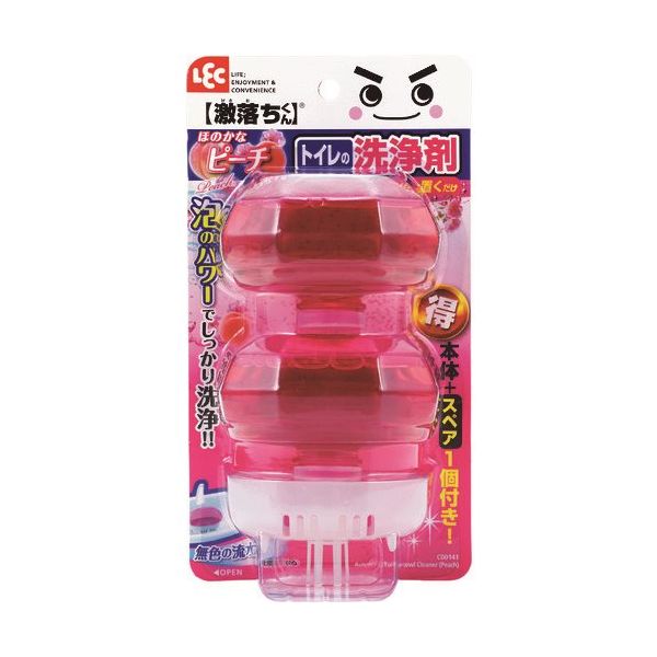 レックケミカル LEC 激落ちくんタンクにポントイレの洗浄剤ピーチ C00141 1セット(10個) 215-7542（直送品）