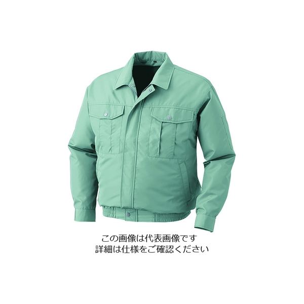 空調服 ポリエステル製ワーク空調服[[R下]] ウェアのみ モスグリーン S KU90540-C07-S1 1着 827-8423（直送品）