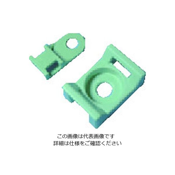 デンカエレクトロン 超耐熱ネジ式結束バンド固定具(10個入) DK-3.5EXH 1袋(10個) 208-1516（直送品）