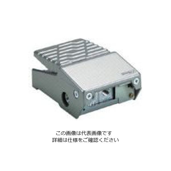 日本精器 4方向足踏バルブ 8A ロック付 BN-4PA41R-8 1台 838-8193（直送品）