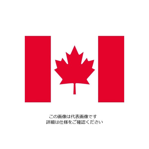 東京製旗 国旗No.1(70×105cm) カナダ 416204 1枚 207-3720（直送品