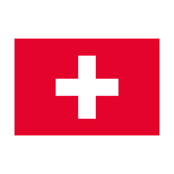 東京製旗 国旗No.1(70×105cm) スイス 416341 1枚 207-3731（直送品）