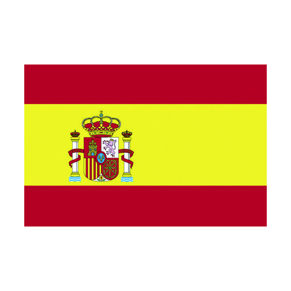 東京製旗 国旗No.1(70×105cm) スペイン(紋章入) 416345 1枚 207-3726（直送品）