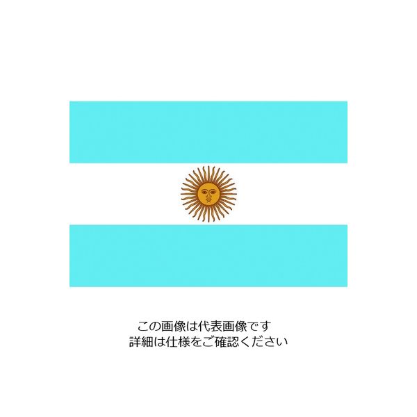 東京製旗 国旗No.1(70×105cm) アルゼンチン 416108 1枚 207-3750（直送品）
