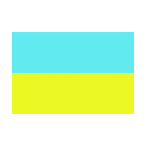 東京製旗 国旗No.1(70×105cm) ウクライナ 416142 1枚 207-3749（直送品）