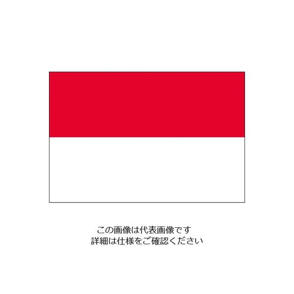 東京製旗 国旗No.1(70×105cm) インドネシア 416129 1枚 207-3709（直送品）