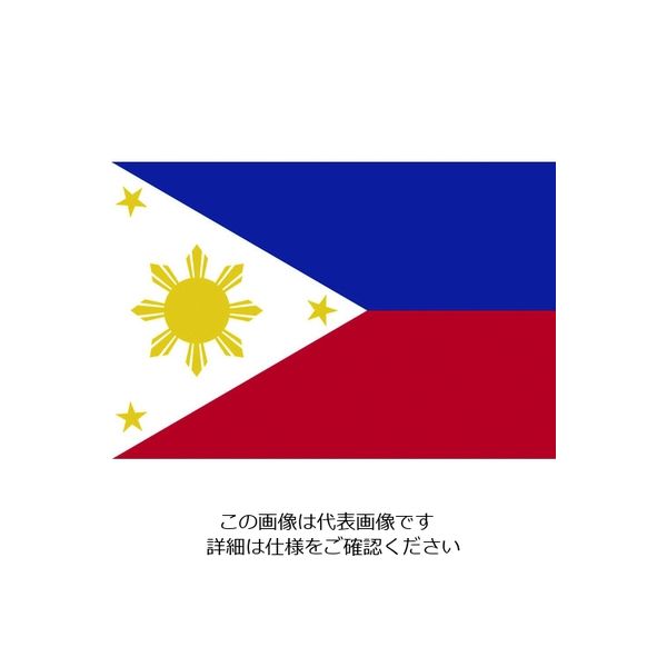 東京製旗 国旗No.1(70×105cm) フィリピン 416642 1枚 207-3711（直送品）