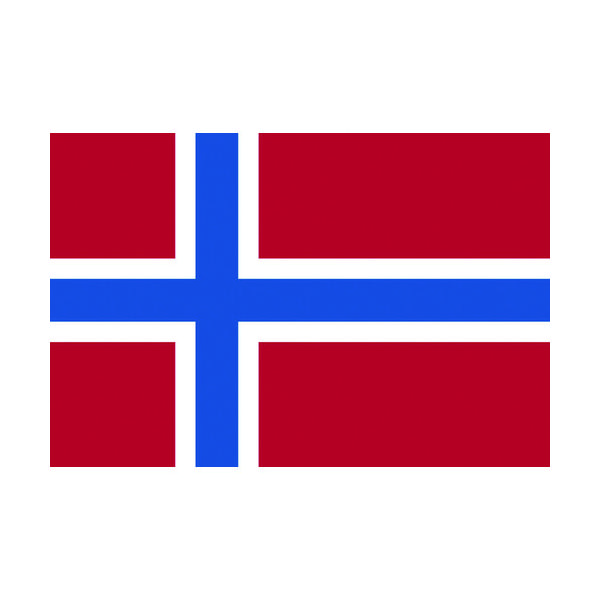 東京製旗 国旗No.2(90×135cm) ノルウェー 426581 1枚 207-3814（直送品）