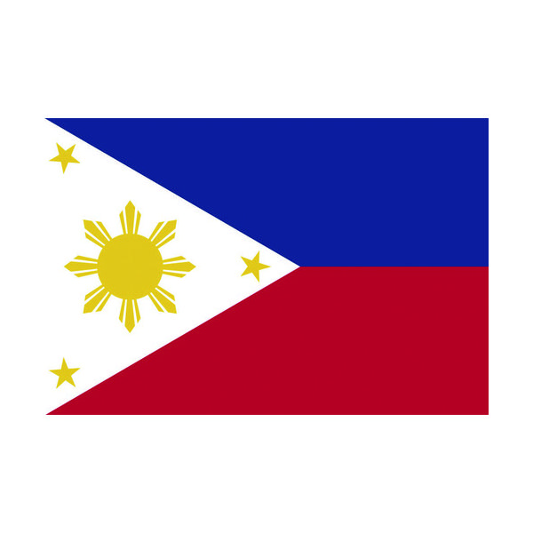 東京製旗 国旗No.2(90×135cm) フィリピン 426642 1枚 207-3780（直送品）