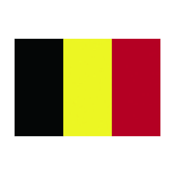東京製旗 国旗No.2(90×135cm) ベルギー 426667 1枚 207-3837（直送品）