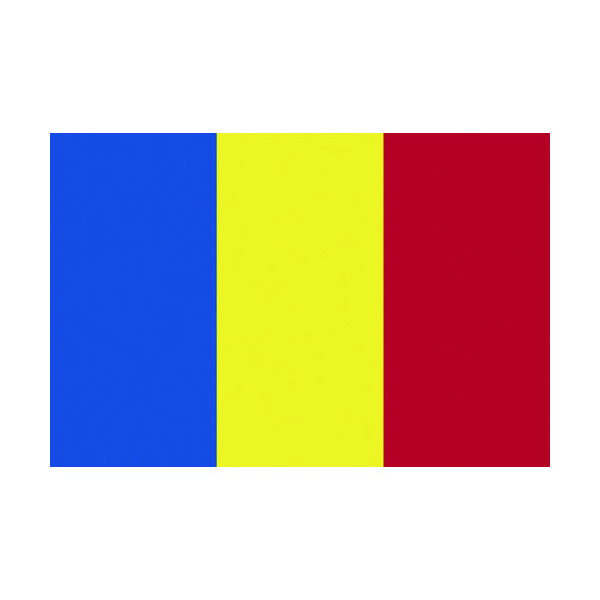 東京製旗 国旗No.2(90×135cm) ルーマニア 426852 1枚 207-3848（直送品）
