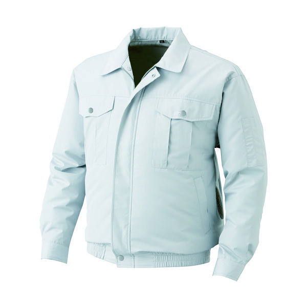 空調服 屋外作業用空調服[[R下]] ウェアのみ シルバー 5L KU90720-C06-S7 1着 856-7789（直送品）