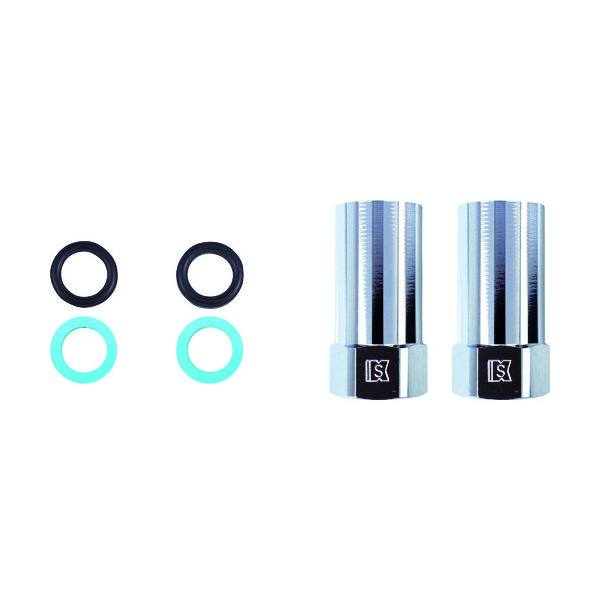 三和商工 KISS ガイドナットセット(PK付 ヒート) FKGN-13V 1セット(2個) 207-2449（直送品）