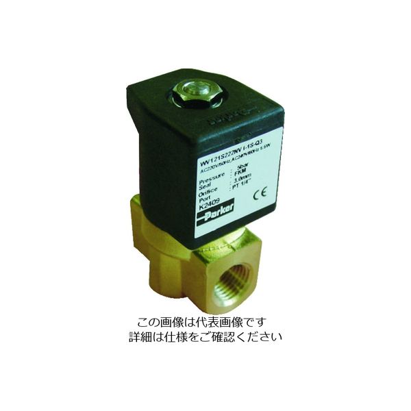 TAIYO クロダ 流体制御用直動形2ポートバルブ WV121S222NV-I-1S-C2-U 1台 207-3147（直送品） 7,719円