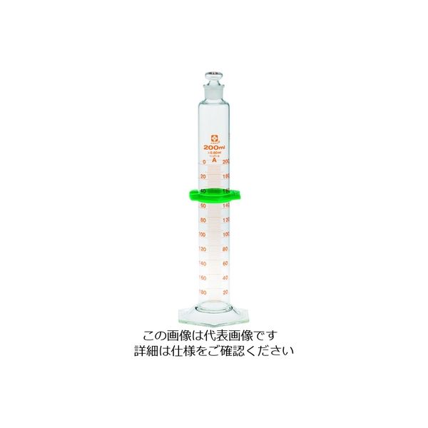 柴田科学 SIBATA 有栓メスシリンダー スーパーグレード 200mL 023550-200 1本 215-8063（直送品）
