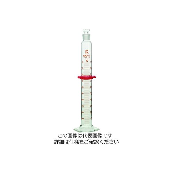 柴田科学 SIBATA 有栓メスシリンダー スーパーグレード 100mL 023550-100 1本 215-9558（直送品）