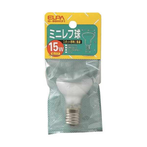 朝日電器 ELPA ミニレフE1715W G-99H(F) 1個 202-0973（直送品）