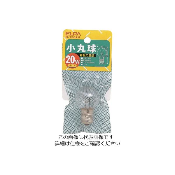朝日電器 ELPA 小丸球 G-1282H 1個 202-0945（直送品）