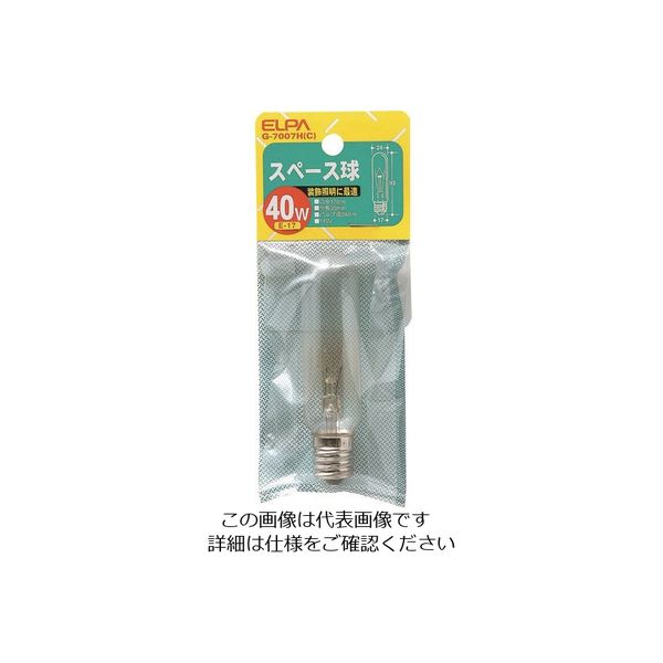 朝日電器 ELPA スペース 40W G-7007H 1個 202-0916（直送品）