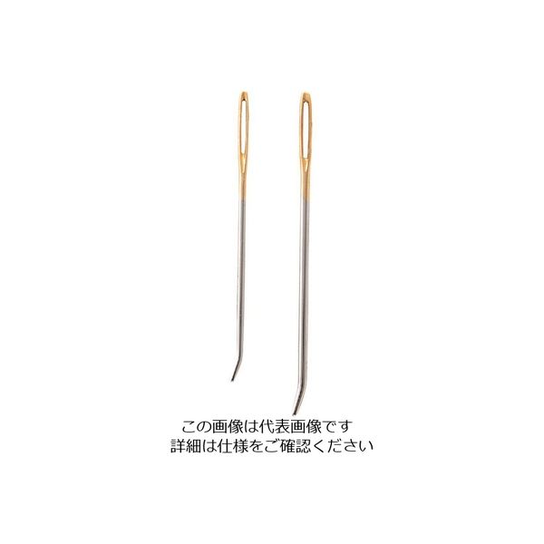 クロバー CLOVER とじ針先曲げタイプ 55-091 1組(2本) 215-0932（直送品）