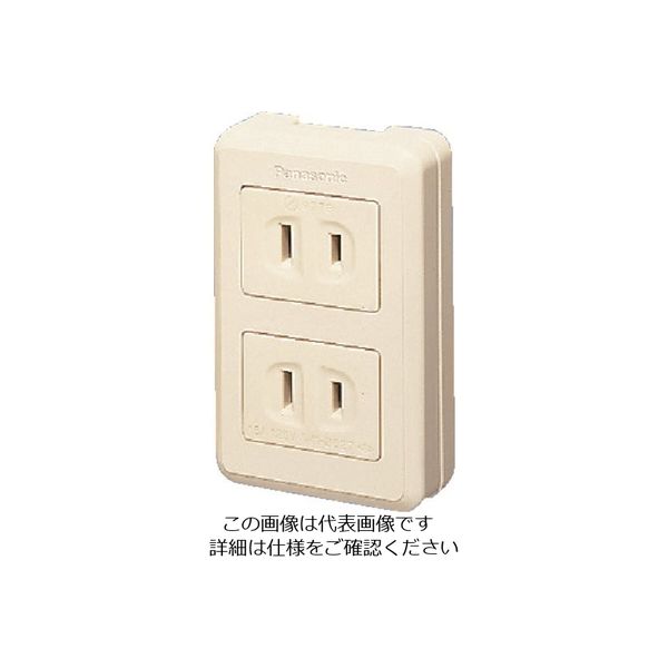 パナソニック Panasonic リファイン露出ダブルコンセント WKS112 1セット(5個) 158-3051（直送品）