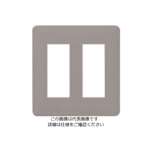 パナソニック Panasonic フルカラーモダンプレート6コ用・W WN6006W 1セット(10個) 158-6184（直送品）