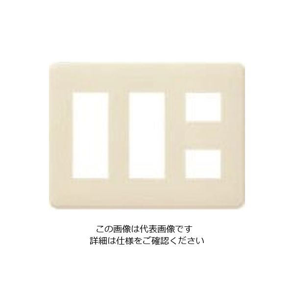 パナソニック Panasonic フルカラーモダンプレート8コ用・W WN6008W 1個 158-4691（直送品）