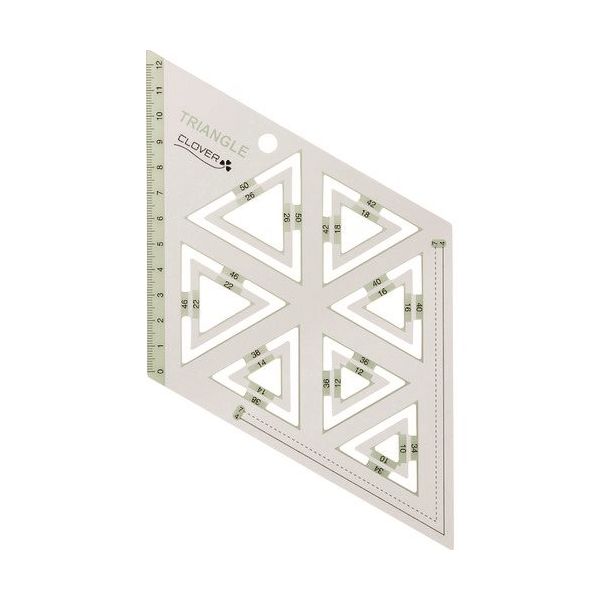 クロバー ピーステンプレート正三角形 57-998 1個 215-7250（直送品）