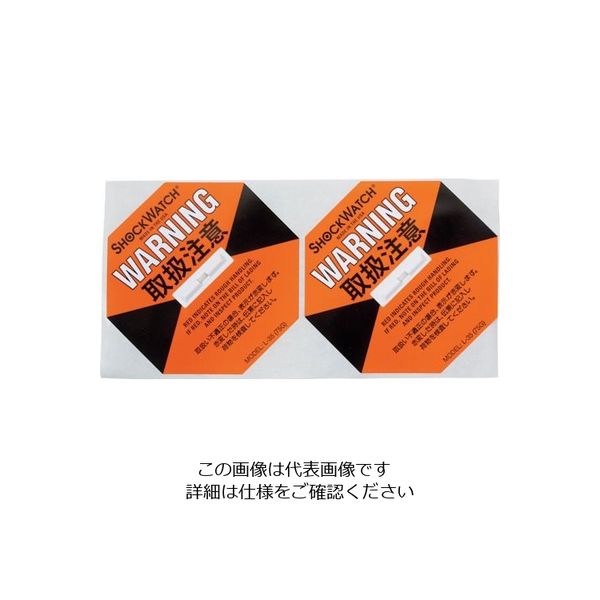 スリーエム ジャパン 3M ショックウォッチ 落下衝撃検知ラベル Lー35 高衝撃用 橙 S/W L35 1セット(200個)（直送品）