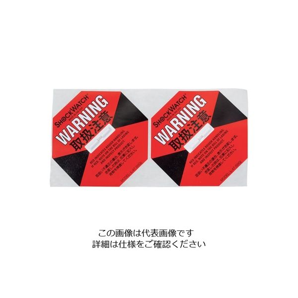 スリーエム ジャパン 3M ショックウォッチ 落下衝撃検知ラベル Lー47 中衝撃用 赤 S/W L47 1セット(200個)（直送品）