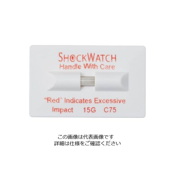 スリーエム ジャパン 3M ショックウォッチ 落下衝撃検知クリップ Cー75 極低衝撃用 SW C75 1セット(100枚:1枚×100個)（直送品）