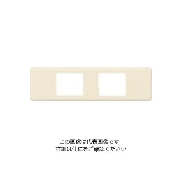 パナソニック Panasonic キグヨウFC2PプレートミルキーW WCF8202WK 1セット(10個) 157-5256（直送品）