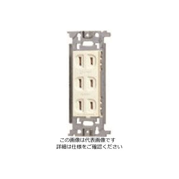 パナソニック Panasonic フルカラートリプルコンセント WN1503 1セット(10個) 158-6285（直送品）