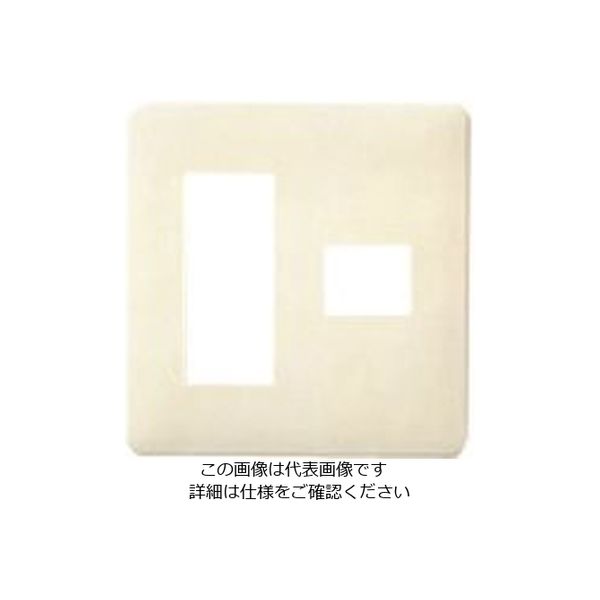 パナソニック Panasonic フルカラー簡耐モダンP3+1コ用・W WN6774W 1セット(5個) 158-4690（直送品）