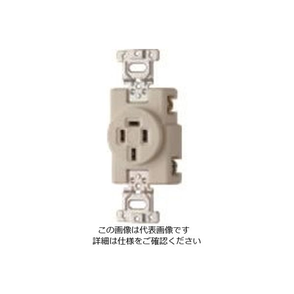 パナソニック Panasonic 接地3P15A埋込コンセント・W WF1415WK 1セット(5個) 157-6834（直送品）