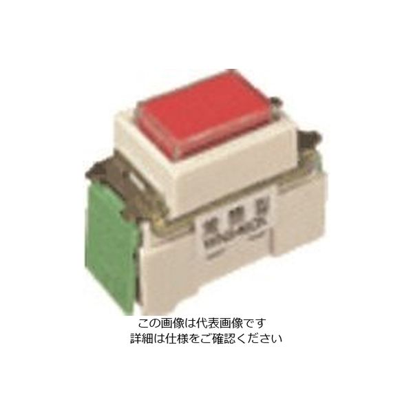 パナソニック Panasonic フルカラーネーム押釦(B接点) WN5460K 1セット(10個) 158-1435（直送品）